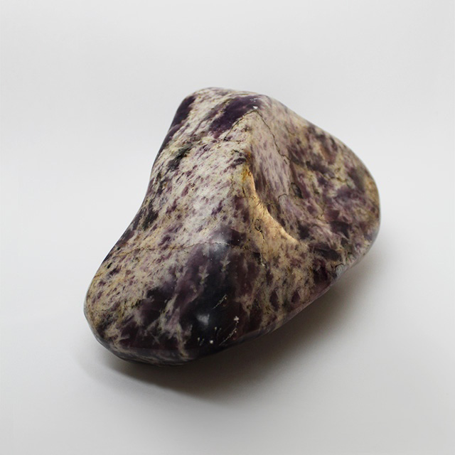 a photo of a lepidolite extra large freeform