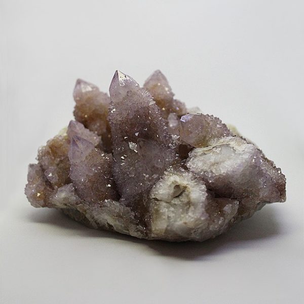 a photo of a large spirit quartz cluster