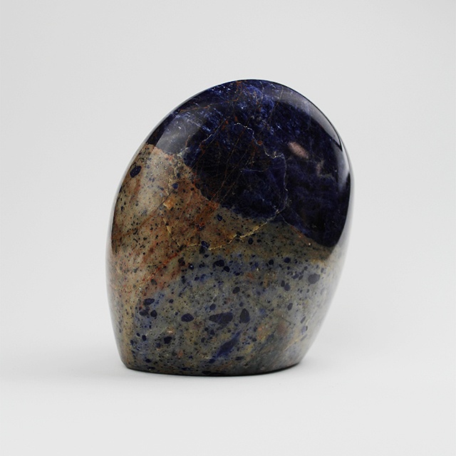 a photo of a large sodalite freeform